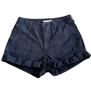 Levi’s Black Ribcage Shorts Size 31